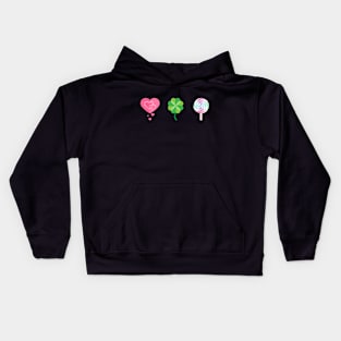 Love, Luck and Lollipops Kids Hoodie